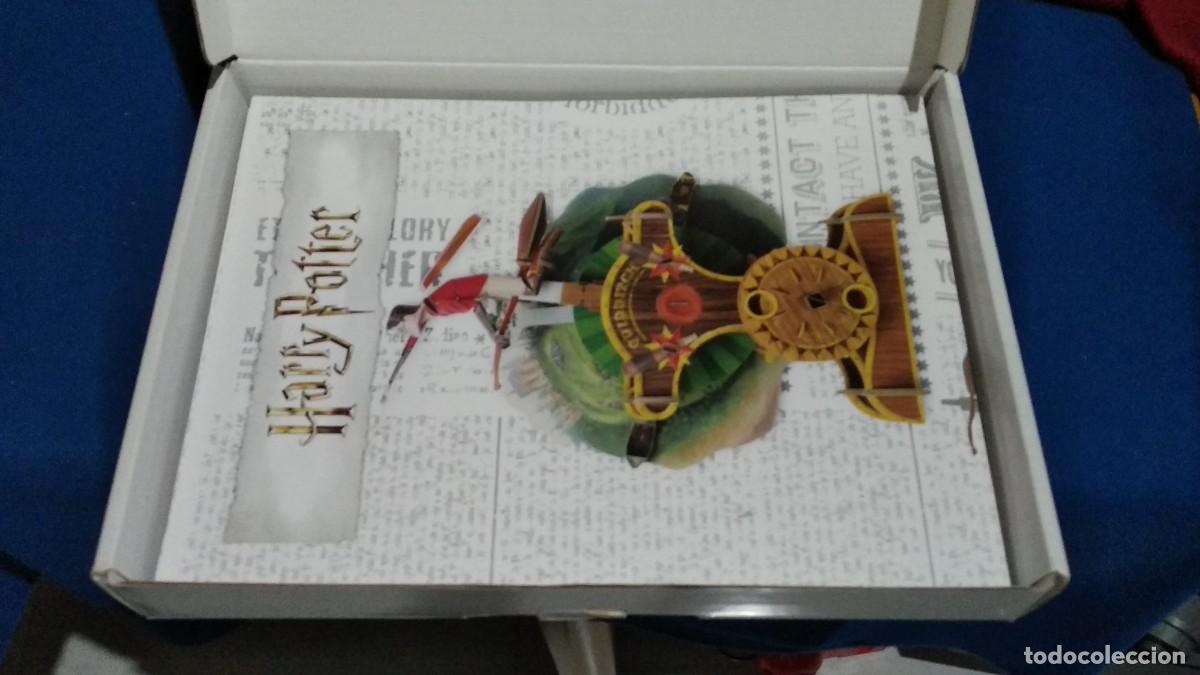 Puzzles: Harry Potter Cardboard Moving Mechanical Quidditch Model - WIZARDING WORLD - COMPLETO - Foto 2