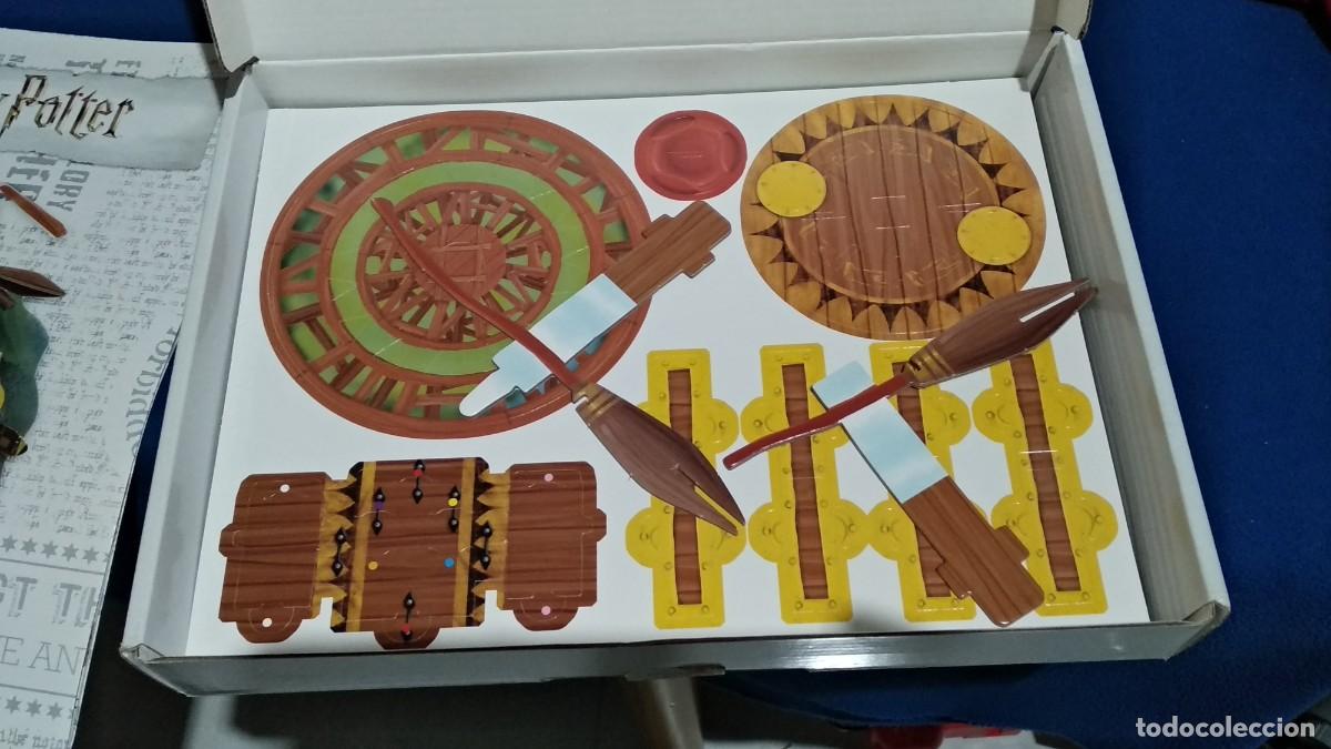 Puzzles: Harry Potter Cardboard Moving Mechanical Quidditch Model - WIZARDING WORLD - COMPLETO - Foto 3