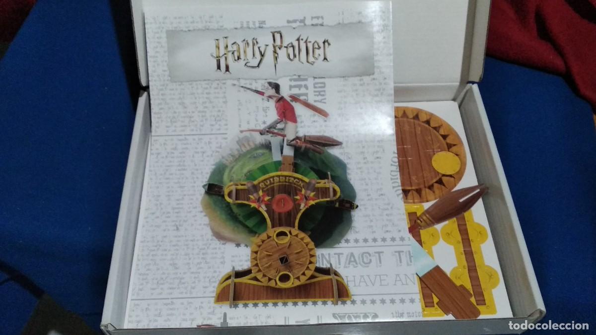 Puzzles: Harry Potter Cardboard Moving Mechanical Quidditch Model - WIZARDING WORLD - COMPLETO - Foto 4