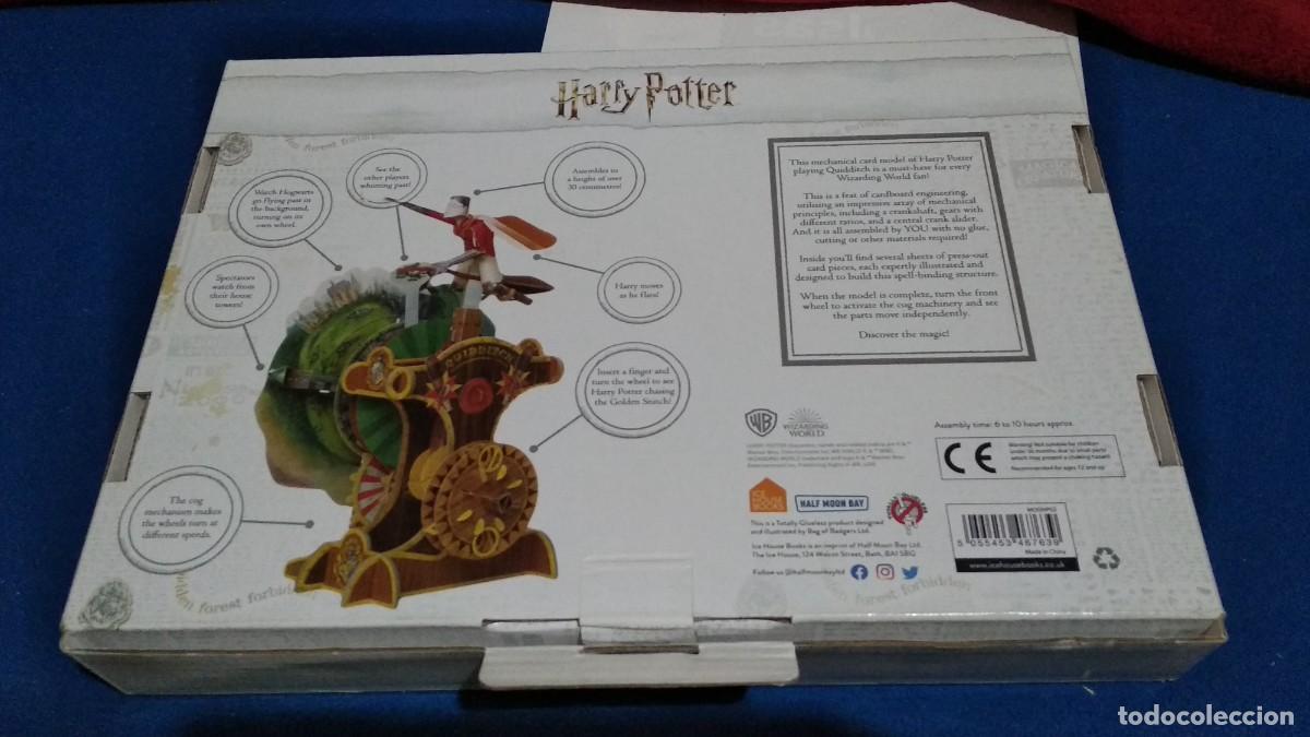 Puzzles: Harry Potter Cardboard Moving Mechanical Quidditch Model - WIZARDING WORLD - COMPLETO - Foto 6