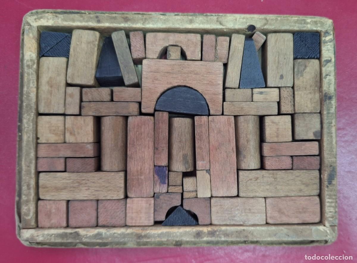 Puzzles: Puzzle de madera vintage en caja &ndash; Bloques encajables - Foto 1