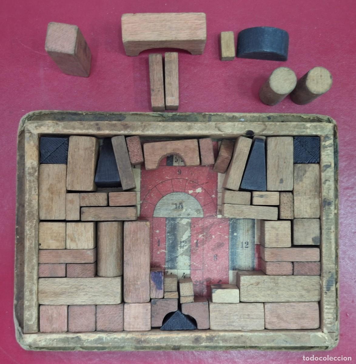 Puzzles: Puzzle de madera vintage en caja &ndash; Bloques encajables - Foto 3