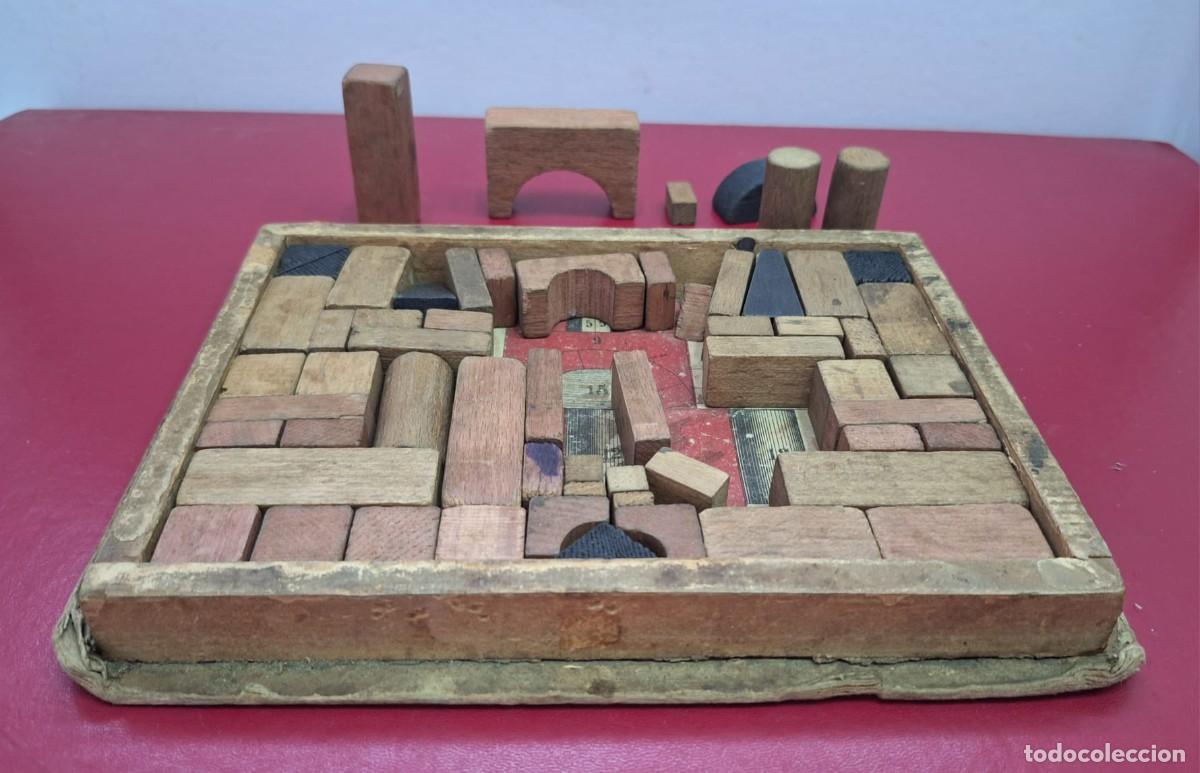 Puzzles: Puzzle de madera vintage en caja &ndash; Bloques encajables - Foto 5