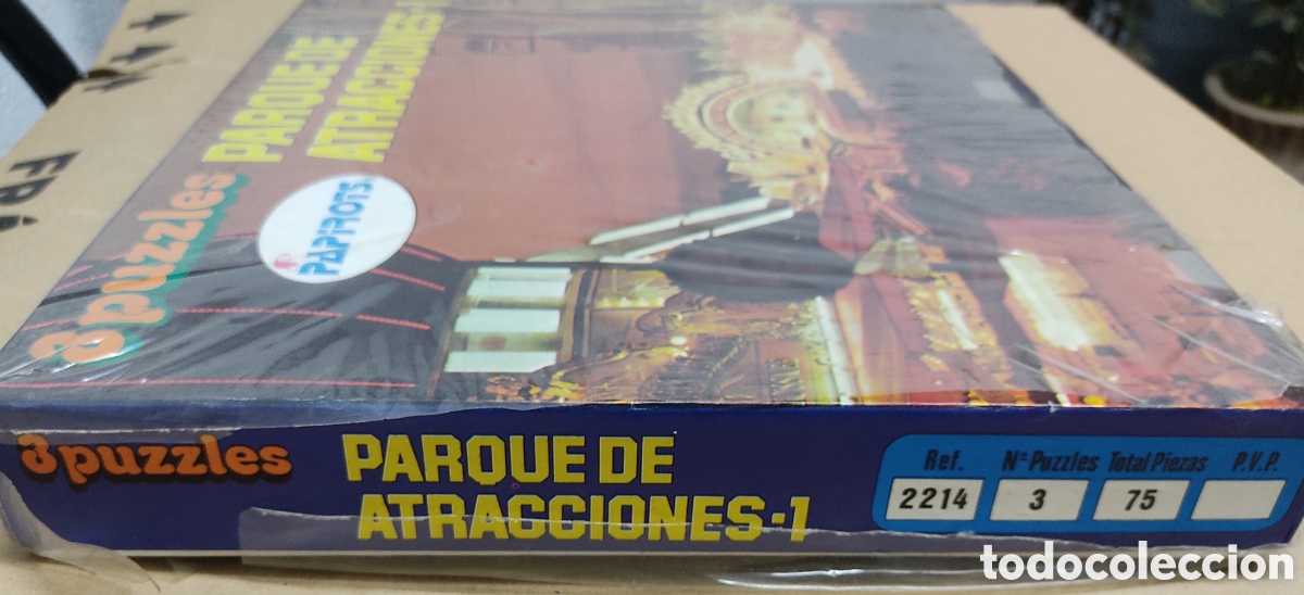 Puzzles: Puzzle Parque de atracciones 1, marca Papirots precintado - Foto 3