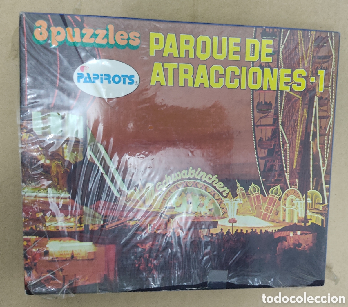 Puzzles: Puzzle Parque de atracciones 1, marca Papirots precintado - Foto 1