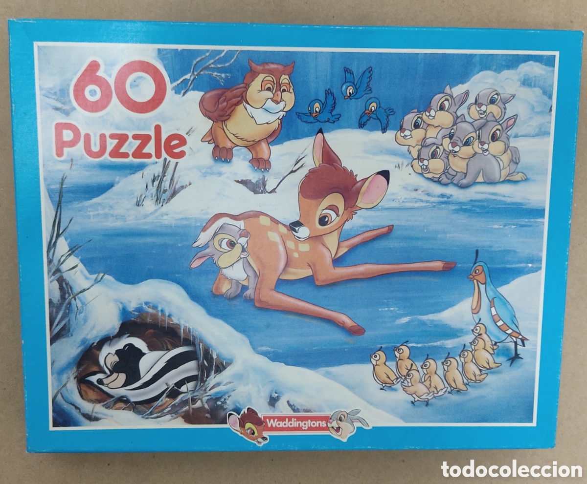 Puzzles: Puzzle Bambi 60 piezas, marca Waddingtons - Foto 1