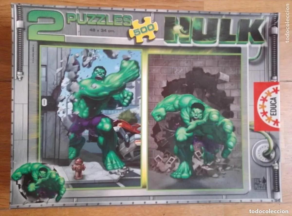 Puzzles: HULK. 2 PUZZLES EDUCA. 48 X 34 CMS. - Foto 1