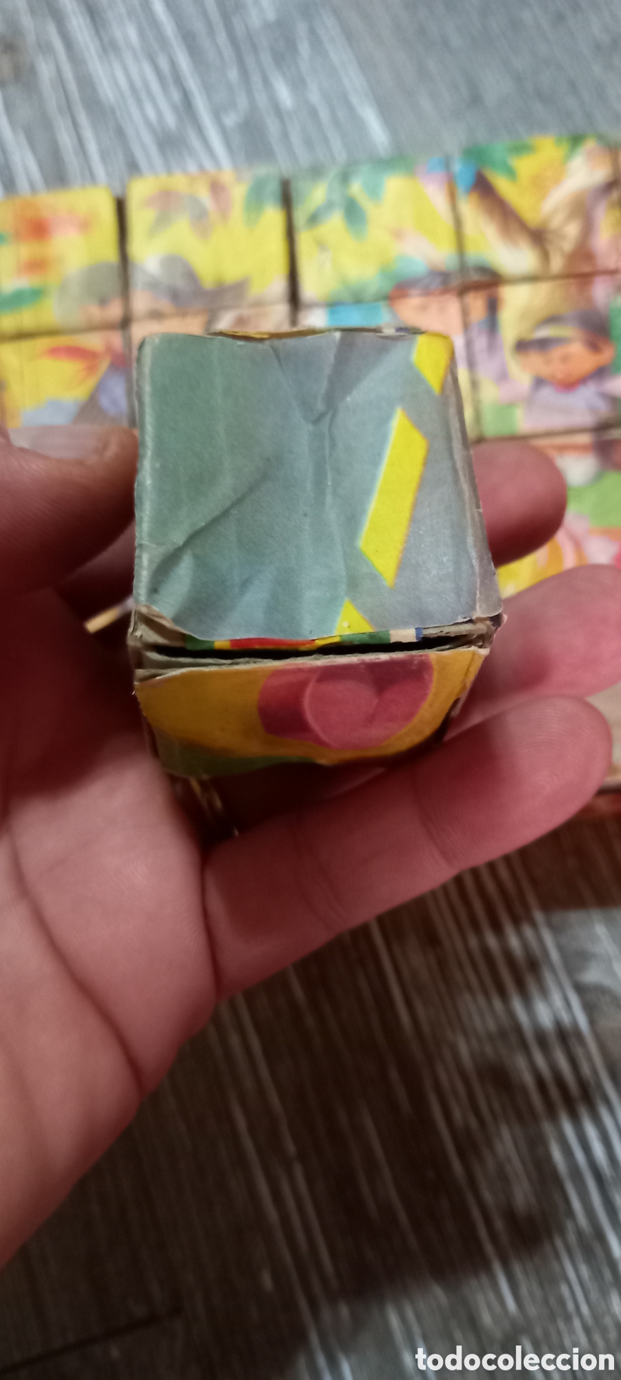 Puzzles: ANTIGUO PUZZLE DE CUBOS - Foto 9