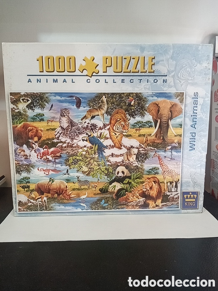 Puzzles: ANTIGUO PUZZLE DE ANIMALES 1000 PIEZAS - Foto 1