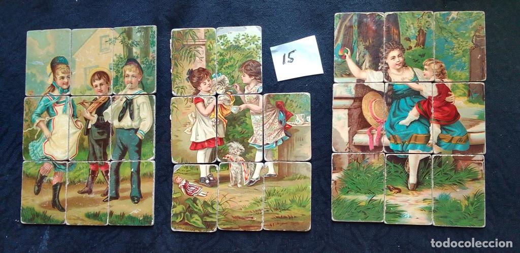 Puzzles: Lote 3 puzzles victorianos - Foto 1