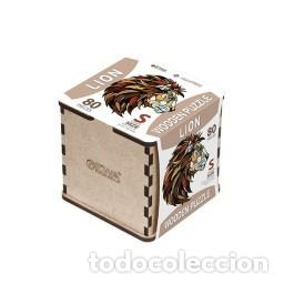 Puzzles: Puzzle EWA Le&oacute;n con 80 piezas de madera y caja de madera. - Foto 2