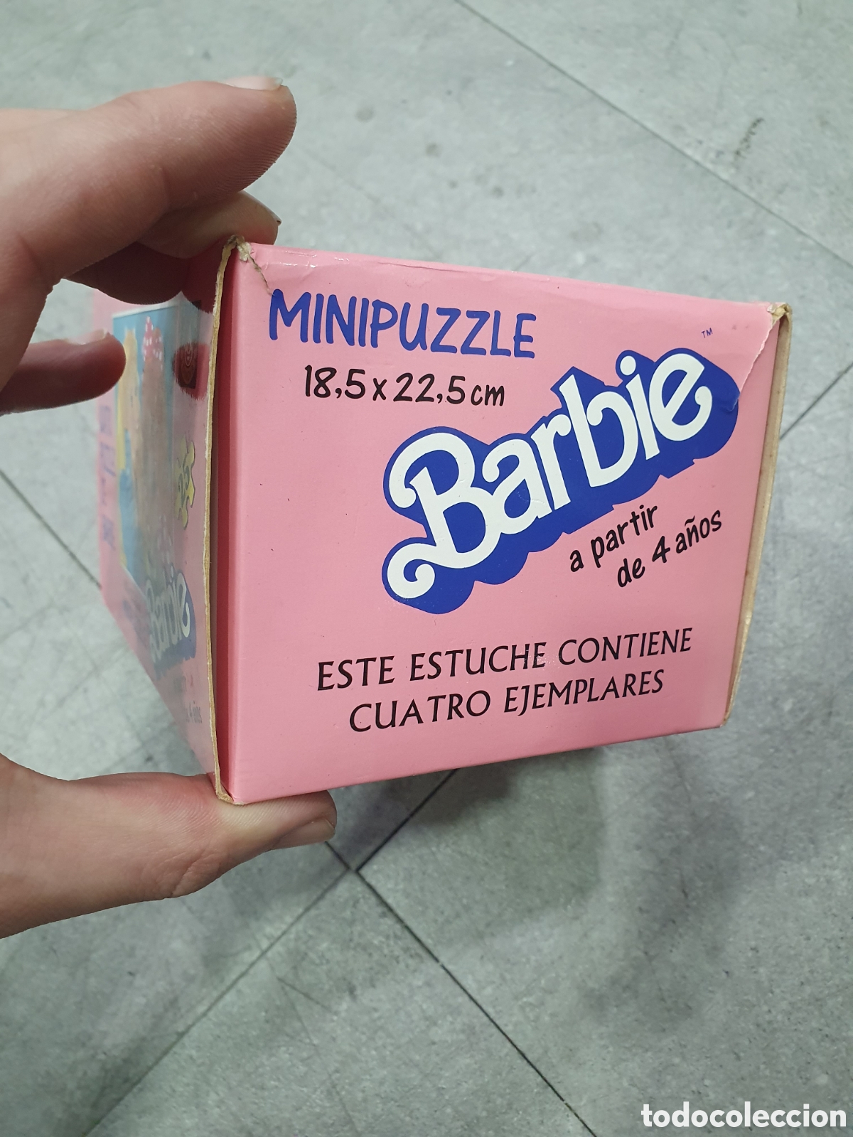 Puzzles: Caja con 4 Minipuzzles de Barbie. Dinova. (L130) - Foto 2