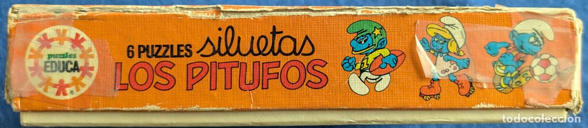 Puzzles: Los Pitufos - 6 puzzles silueta - EDUCA - Peyo - SEPP (1983) - Foto 4
