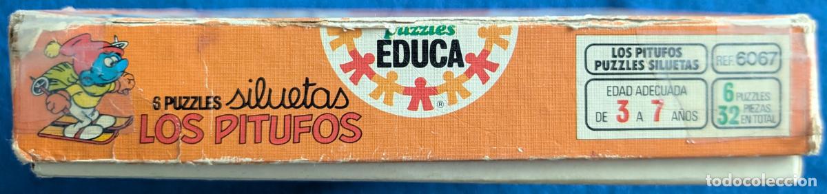 Puzzles: Los Pitufos - 6 puzzles silueta - EDUCA - Peyo - SEPP (1983) - Foto 5