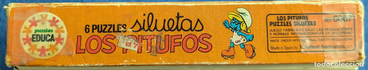 Puzzles: Los Pitufos - 6 puzzles silueta - EDUCA - Peyo - SEPP (1983) - Foto 7