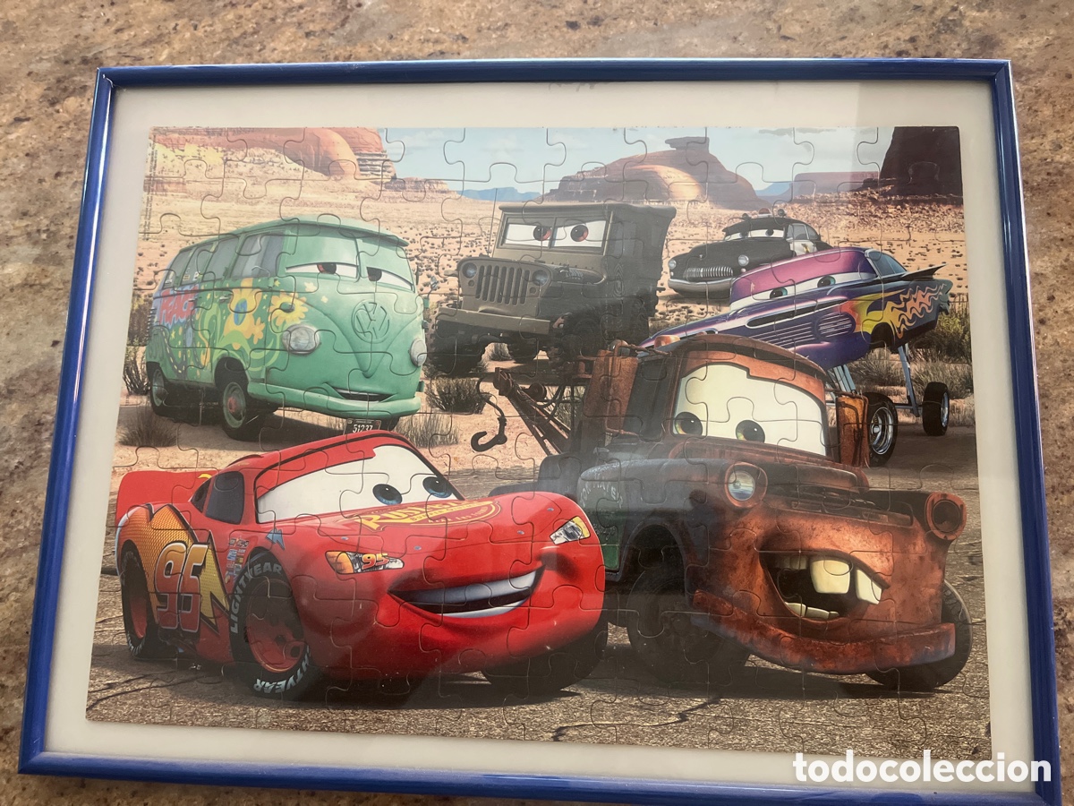 Puzzles: Puzzle cars enmarcado. - Foto 1