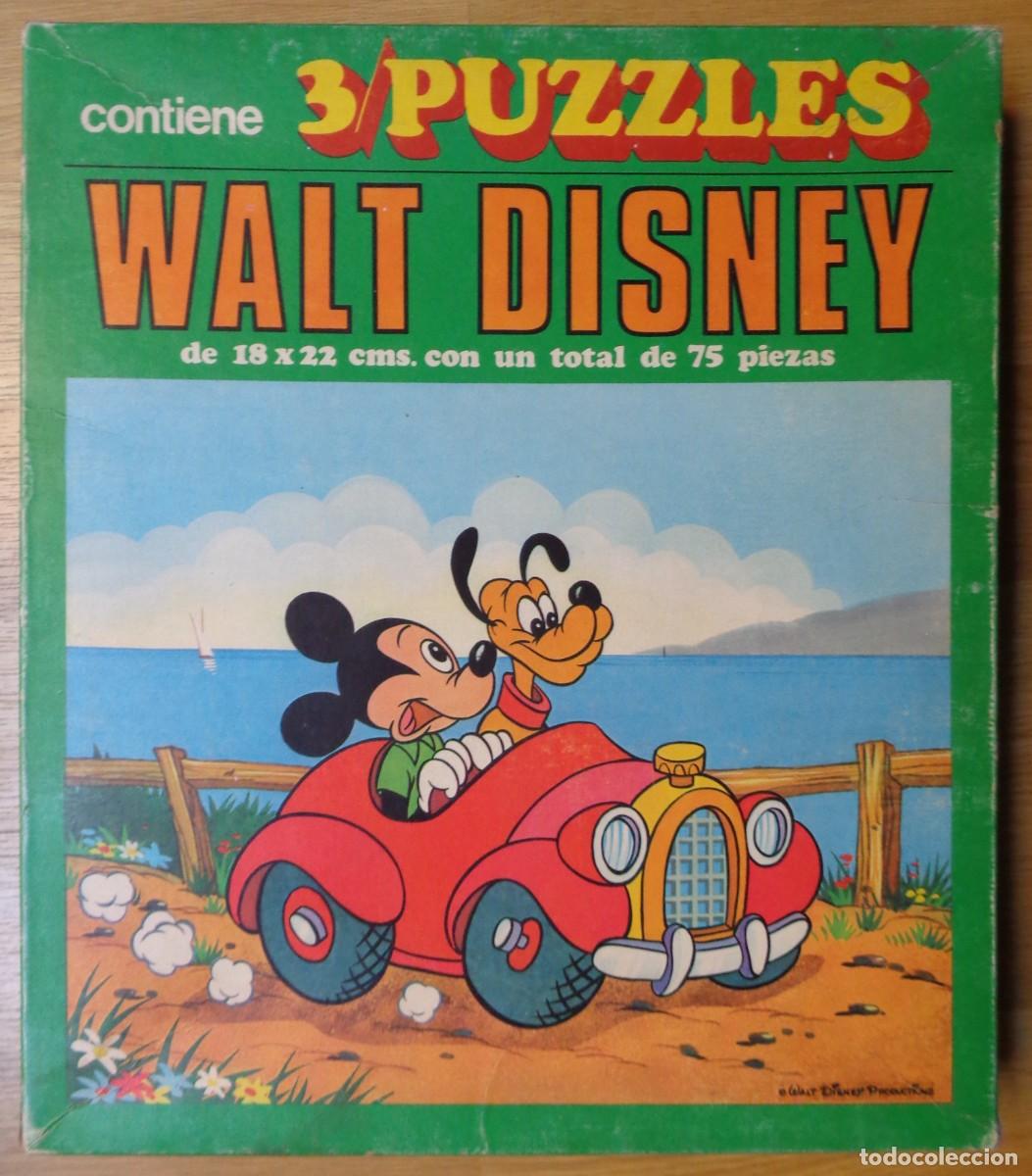 Puzzles: ZIG ZAG 3 PUZZLES WALT DISNEY - VINTAGE - Foto 1