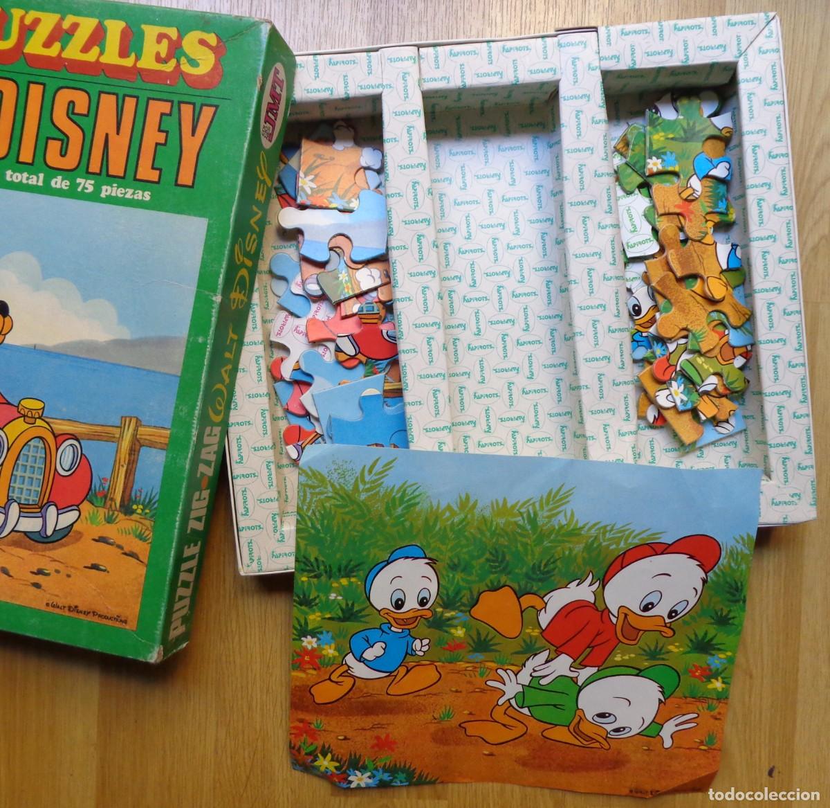 Puzzles: ZIG ZAG 3 PUZZLES WALT DISNEY - VINTAGE - Foto 2