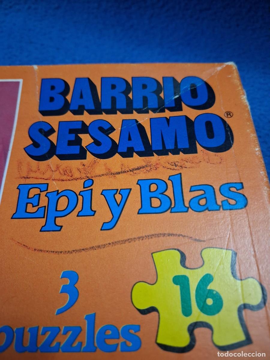 Puzzles: 3 PUZZLES BARRIO SESAMO CASA DIDACTA. - Foto 3