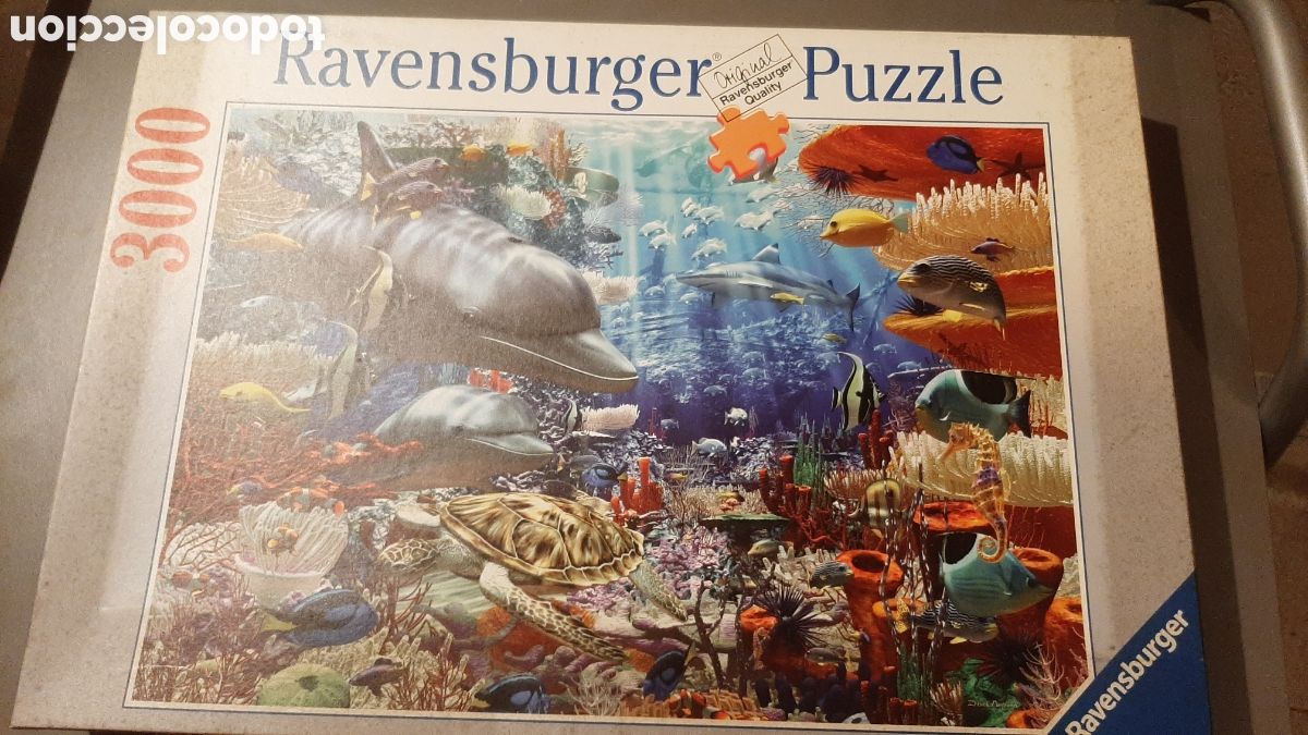 Puzzles: ANTIGUO PUZZLE RAVENSBURGER 3000 Mar Sin Abrir 2004 - Foto 2