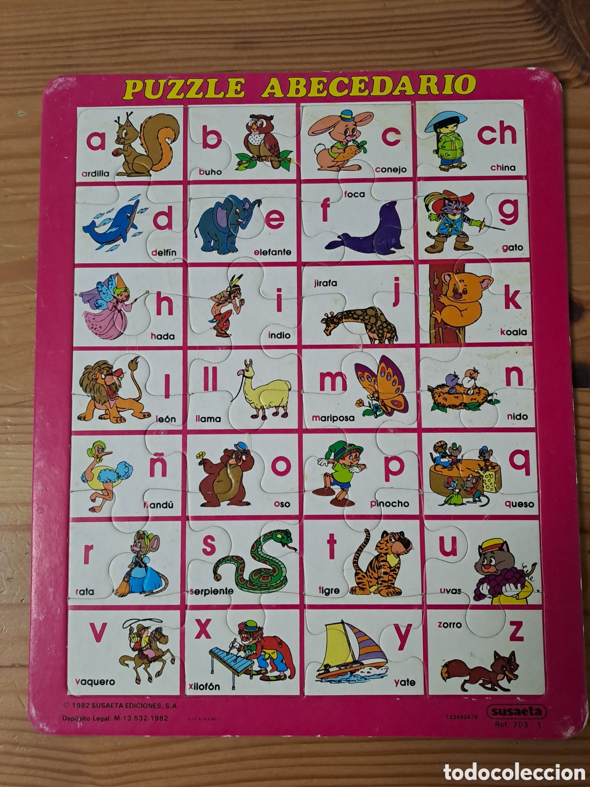 Puzzles: Puzzle Susaeta abecedario 1982 - Foto 1