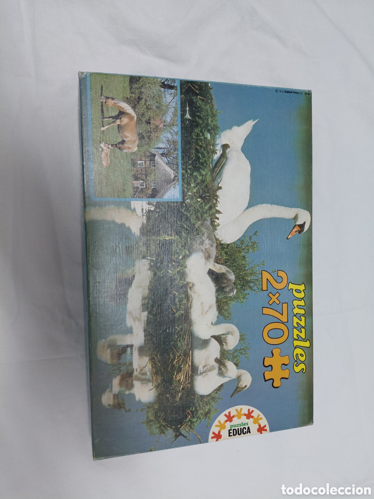 Puzzles: Puzzle Educa 2x70. A&ntilde;os 80. - Foto 3
