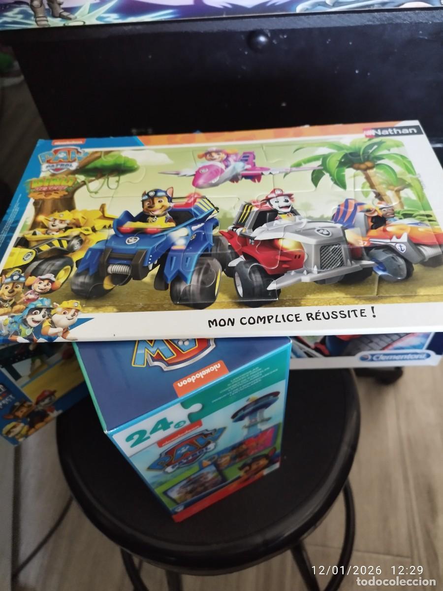 Puzzles: Lote 4 Puzzles Paw Patrol y Spiderman - Foto 2