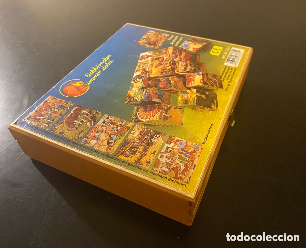 Puzzles: Rompecabezas de cubos de madera vintage. Puzzle - Foto 5