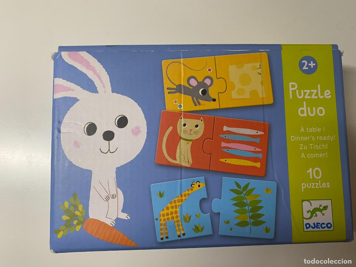 Puzzles: Puzzle d&uacute;o A comer! Djeco - Foto 1