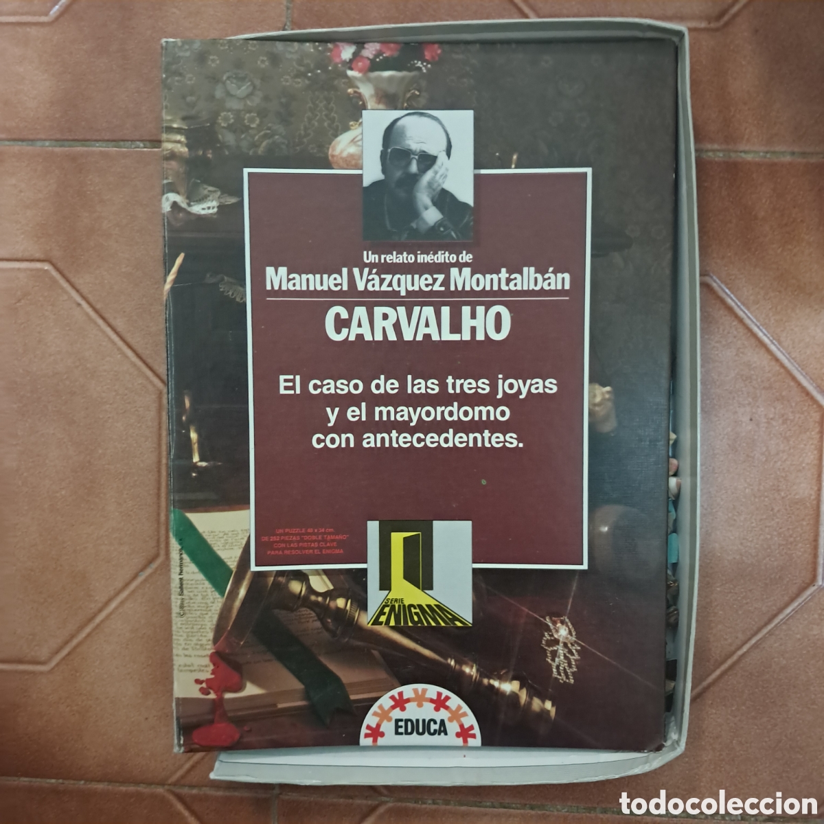 Puzzles: libro puzzle CARVALHO serie enigma EDUCA 1989 - Foto 1