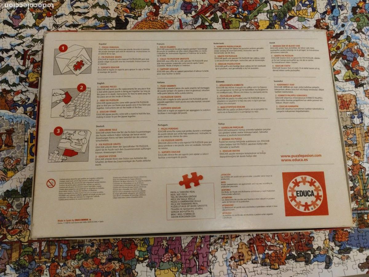 Puzzles: Puzzle 2000 Educa Pista de esqui loca - Foto 3