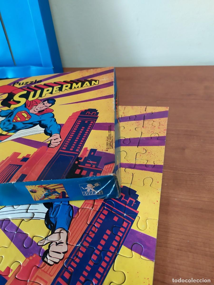 Puzzles: PUZZLE SUPERMAN DE BORRAS COMPLETO 96 PIEZAS 40X28 - Foto 3