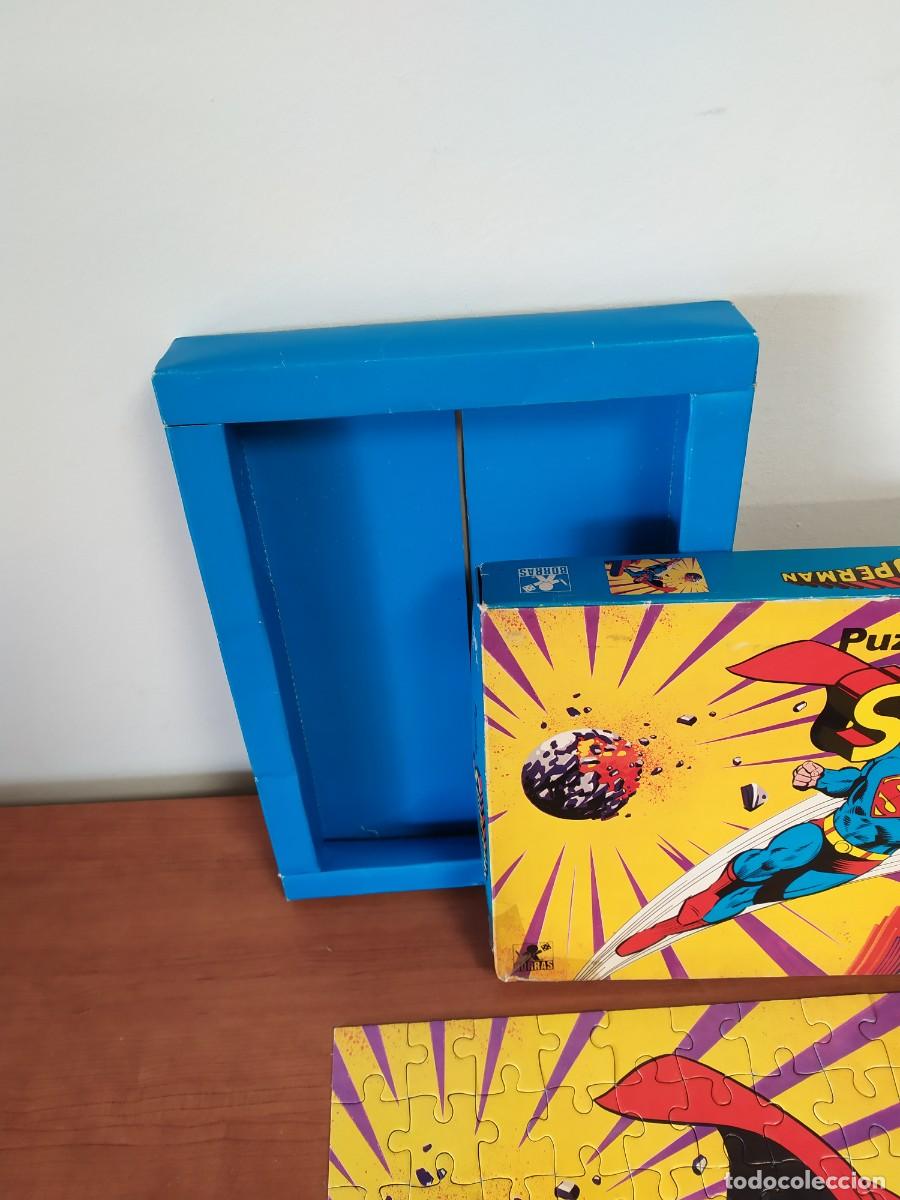 Puzzles: PUZZLE SUPERMAN DE BORRAS COMPLETO 96 PIEZAS 40X28 - Foto 6
