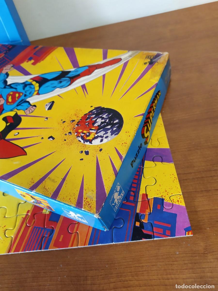 Puzzles: PUZZLE SUPERMAN DE BORRAS COMPLETO 96 PIEZAS 40X28 - Foto 7