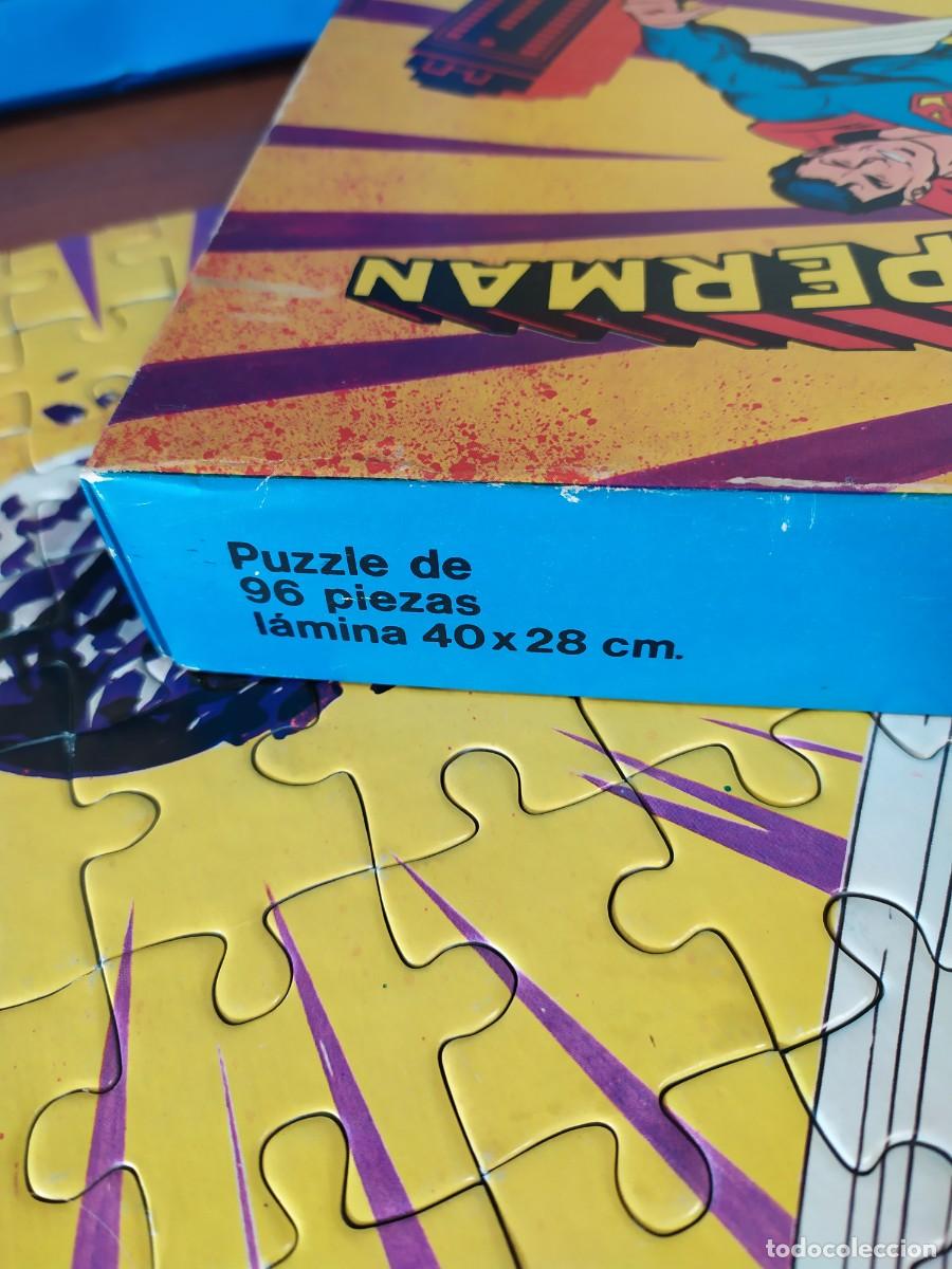 Puzzles: PUZZLE SUPERMAN DE BORRAS COMPLETO 96 PIEZAS 40X28 - Foto 8