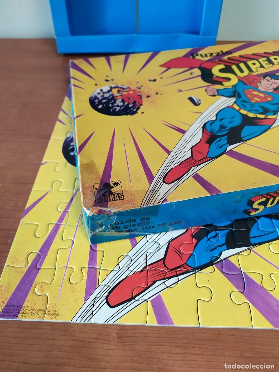 Puzzles: PUZZLE SUPERMAN DE BORRAS COMPLETO 96 PIEZAS 40X28 - Foto 9