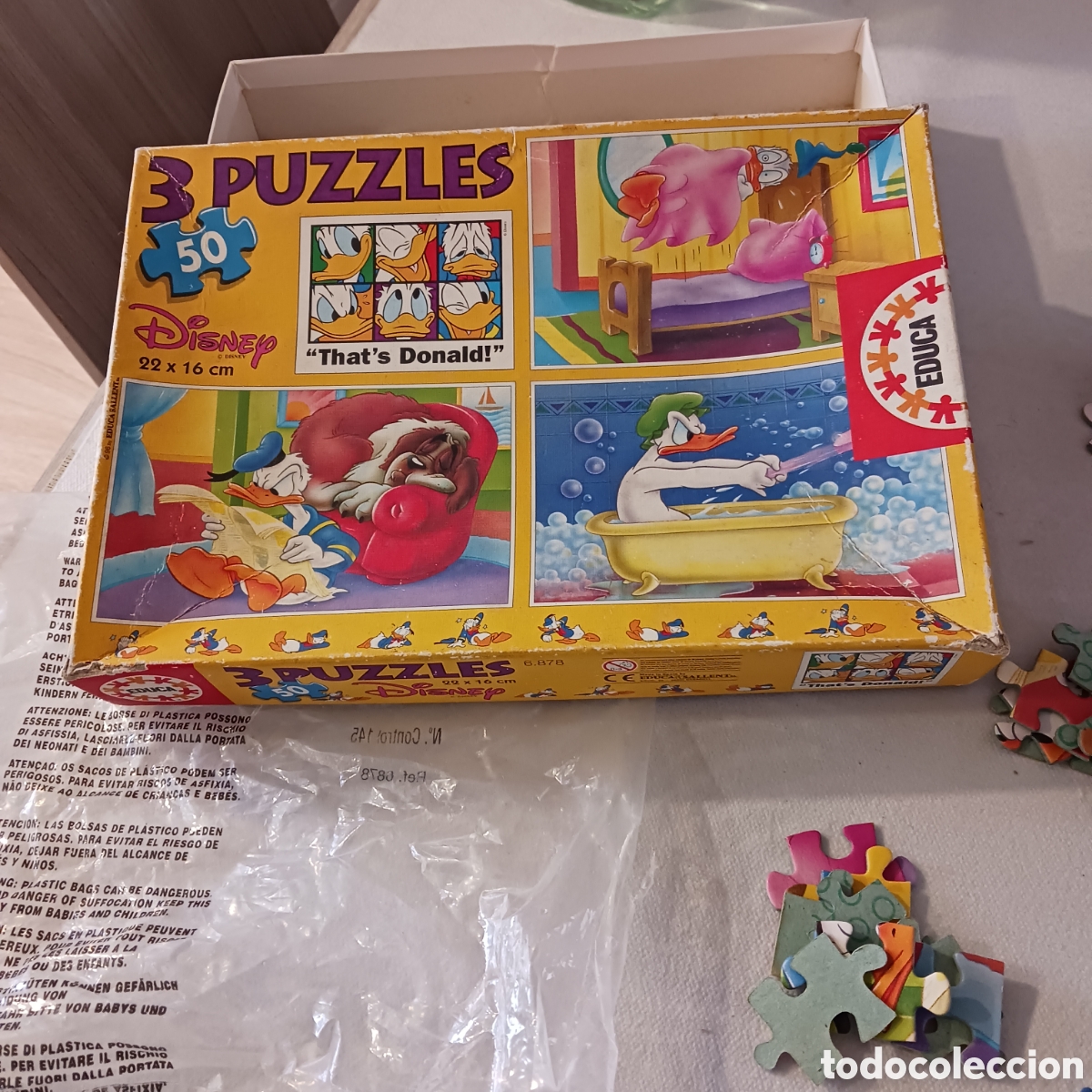Puzzles: 3 Puzzles Thats Donald de Disney - Foto 1