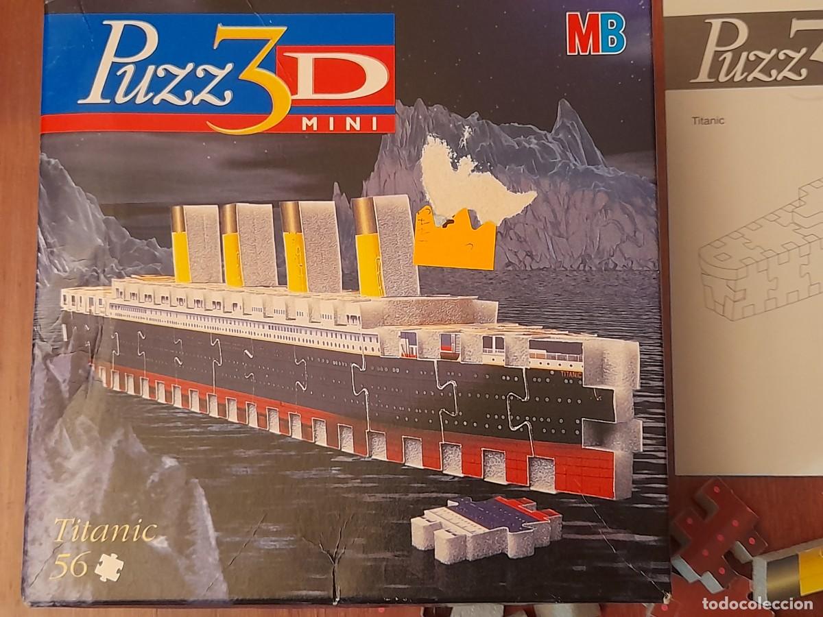 Puzzles: Puzzle en 3D, del Titanic, de MB - Foto 1
