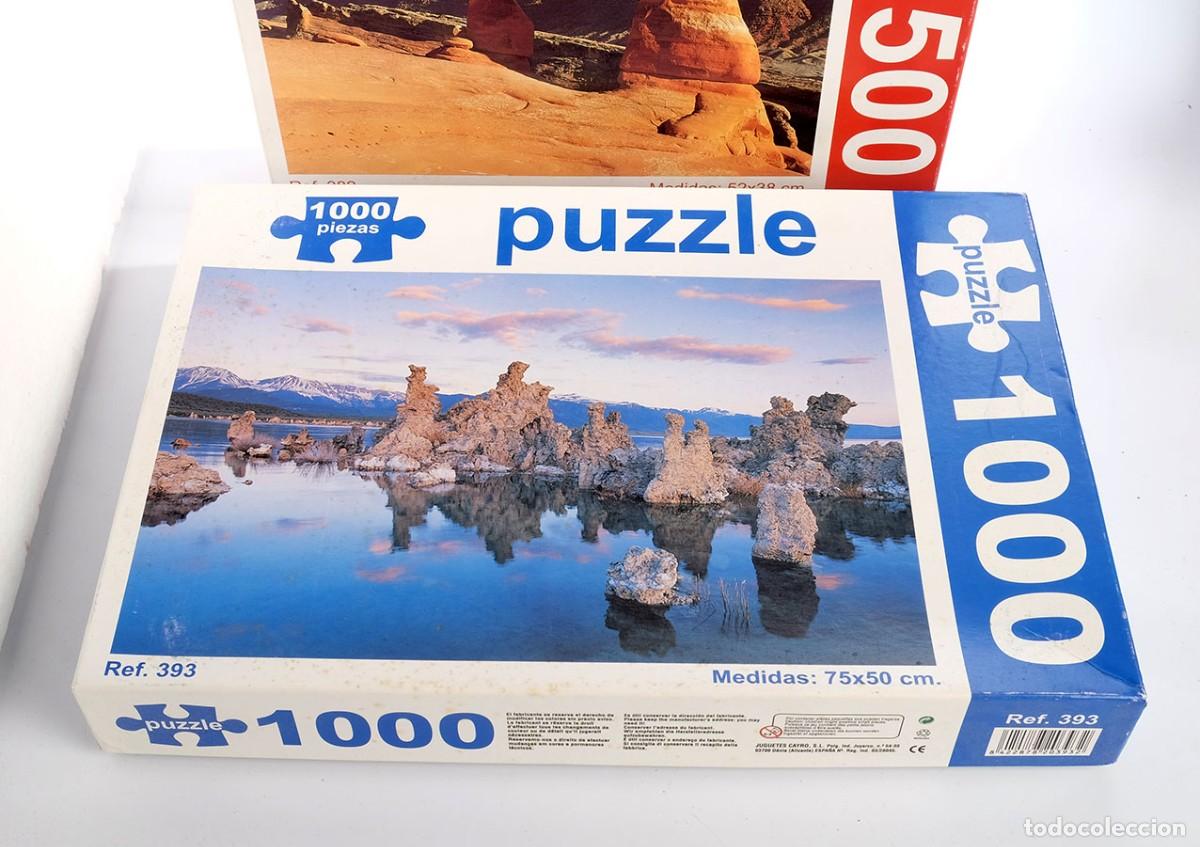 Puzzles: 2 puzzles. Uno de 1000 piezas y otro de 500 - Foto 2