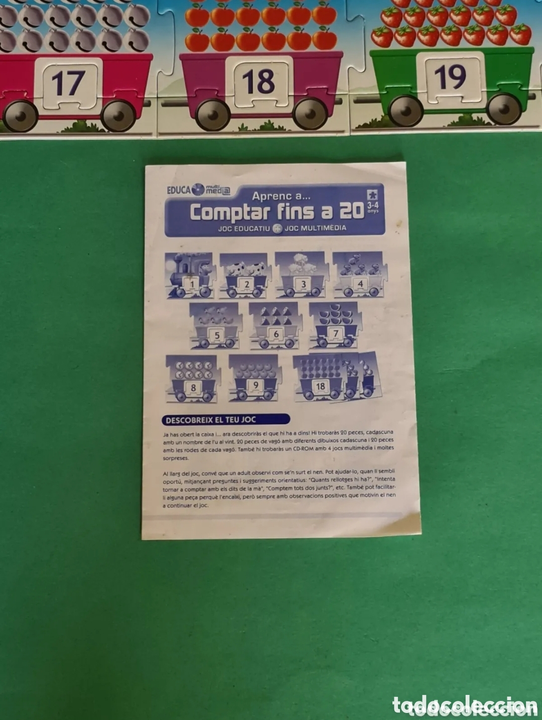 Puzzles: Puzzle Aprenc a comptar fins a 20. Completo. - Foto 3