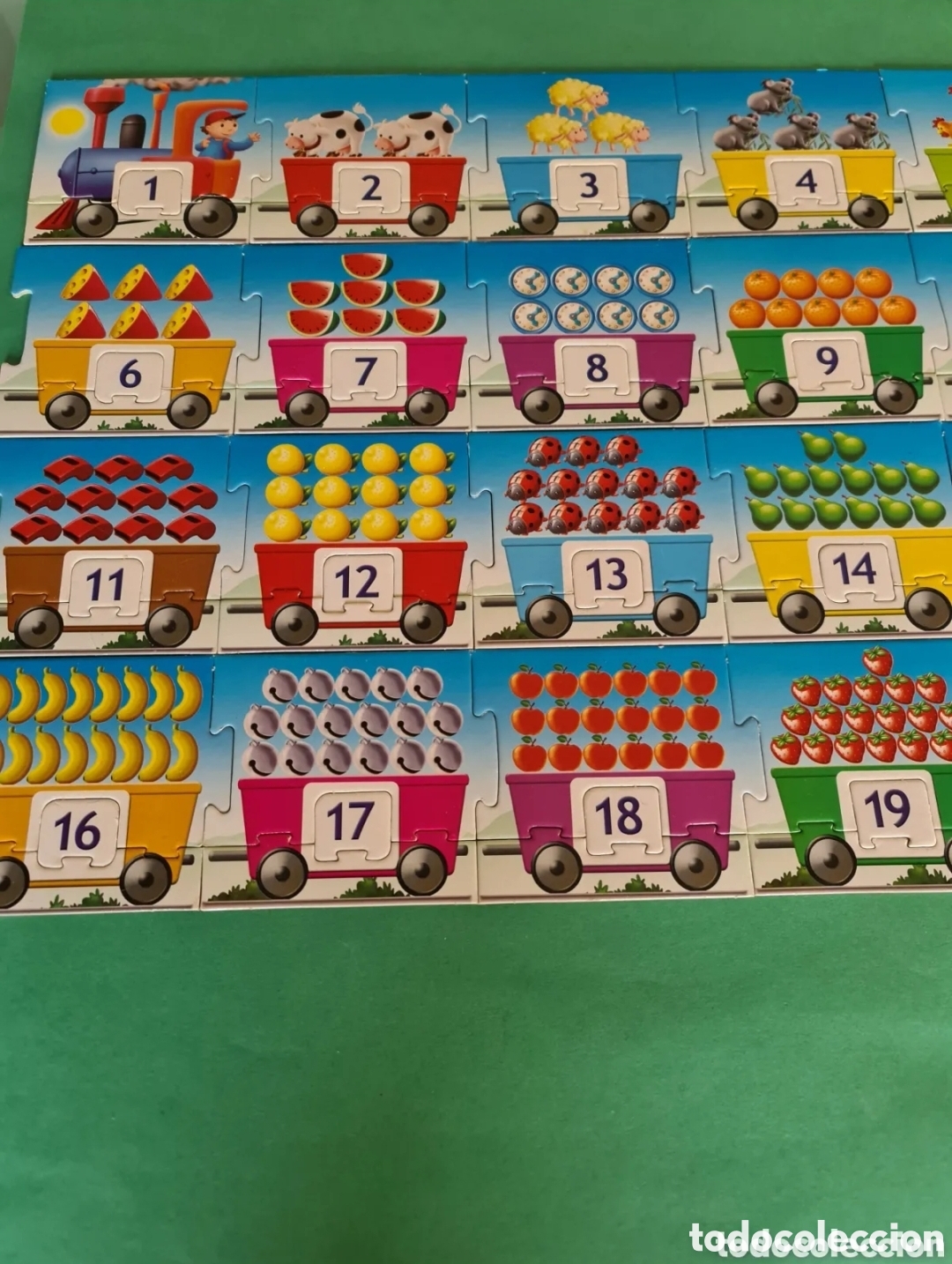 Puzzles: Puzzle Aprenc a comptar fins a 20. Completo. - Foto 4