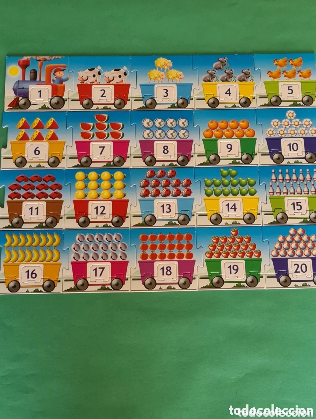 Puzzles: Puzzle Aprenc a comptar fins a 20. Completo. - Foto 6