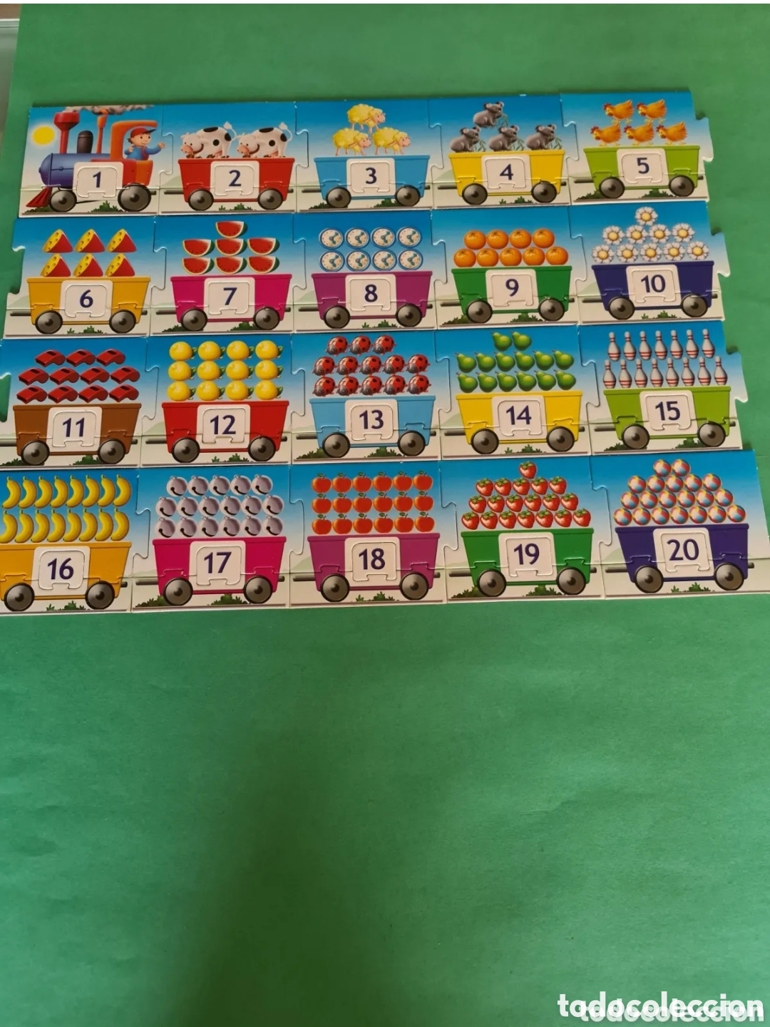 Puzzles: Puzzle Aprenc a comptar fins a 20. Completo. - Foto 7