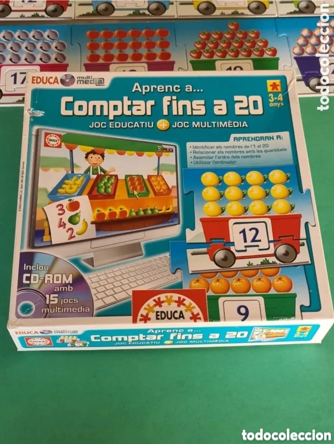 Puzzles: Puzzle Aprenc a comptar fins a 20. Completo. - Foto 14