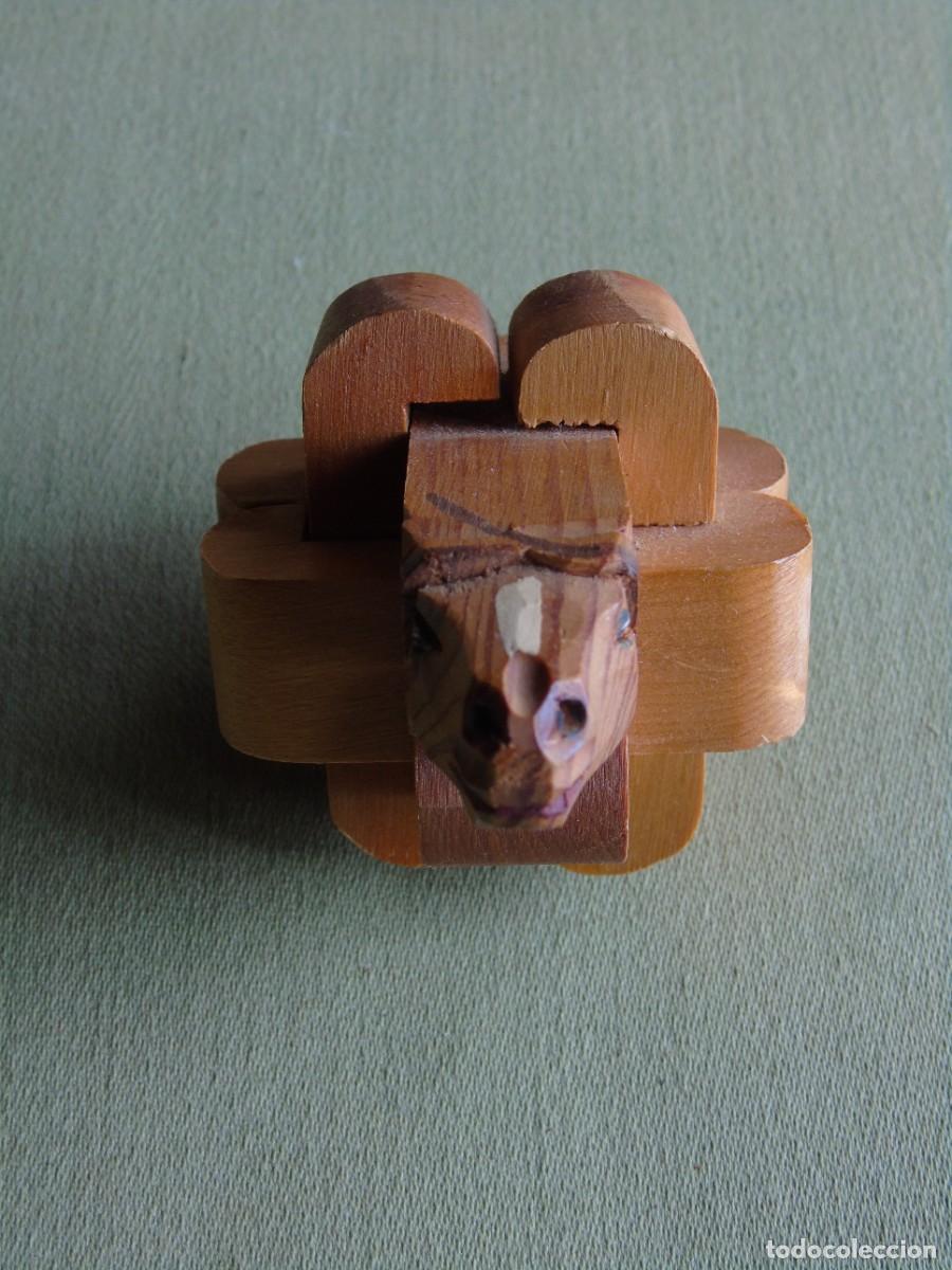 Puzzles: JUEGO DE INGENIO, PUZLE TRIDIMENSIONAL DE MADERA. CABEZA DE LE&Oacute;N - Foto 2