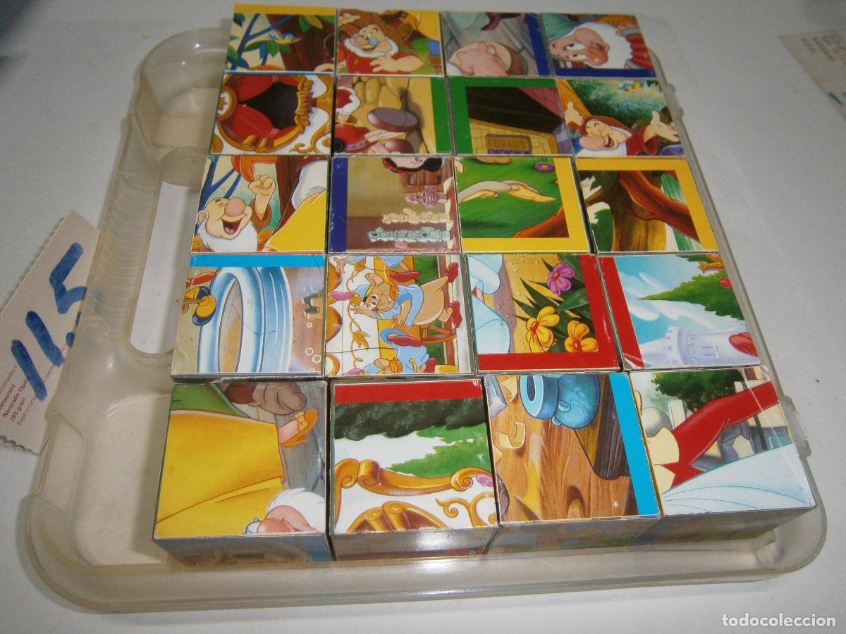 Puzzles: ANTIGUO PUZZLE DE CUBOS DISNEY - Foto 1