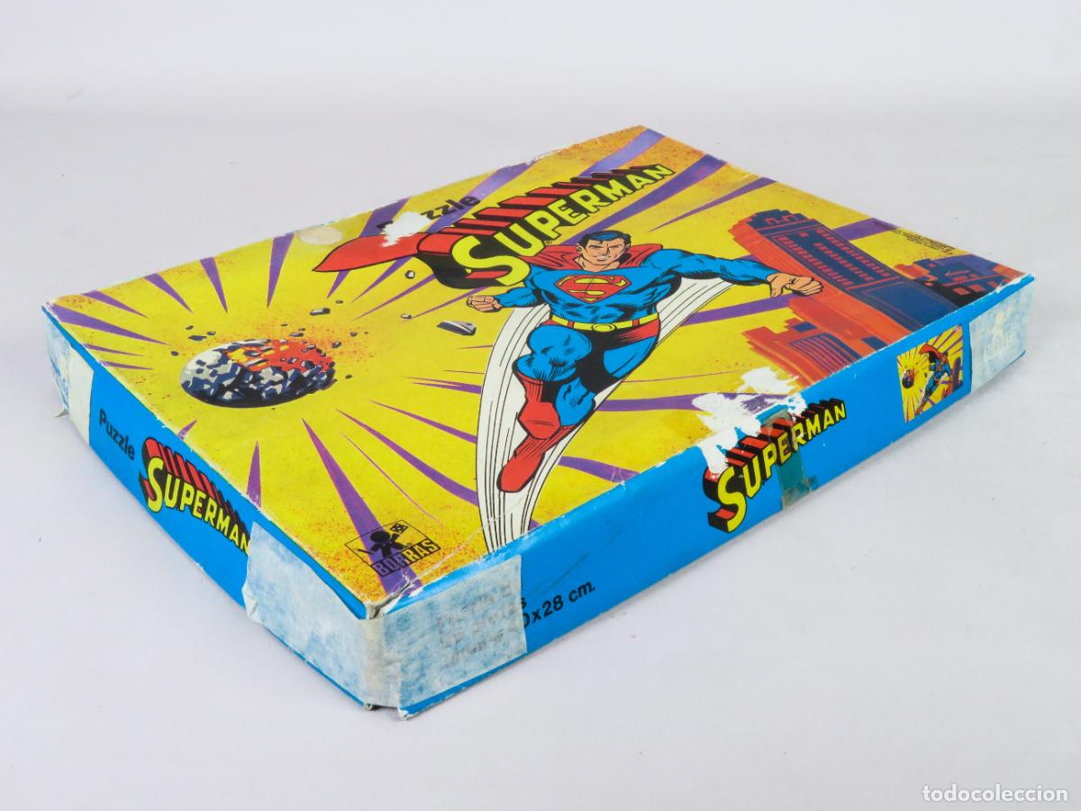 Puzzles: Puzzle Superman Borras DC C&oacute;mics 1979 completo - Foto 2