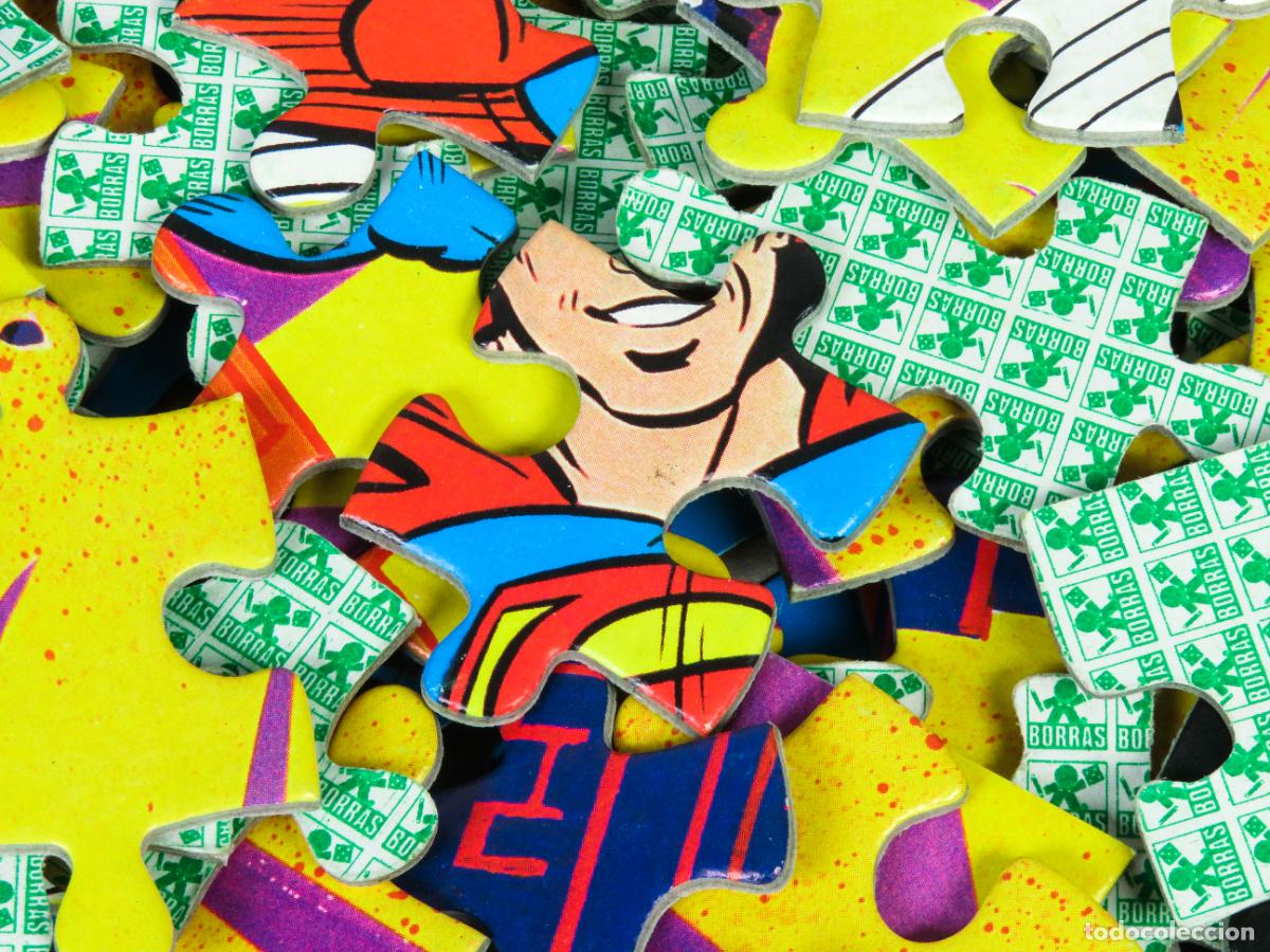 Puzzles: Puzzle Superman Borras DC C&oacute;mics 1979 completo - Foto 8