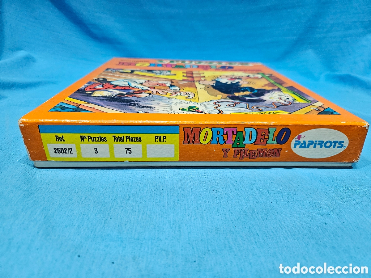 Puzzles: MORTADELO Y FILEMON 3 PUZZLES. PAPIROTS. REF: 2502/2 - Foto 3