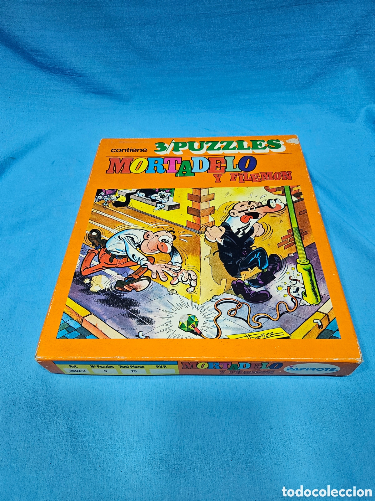 Puzzles: MORTADELO Y FILEMON 3 PUZZLES. PAPIROTS. REF: 2502/2 - Foto 1